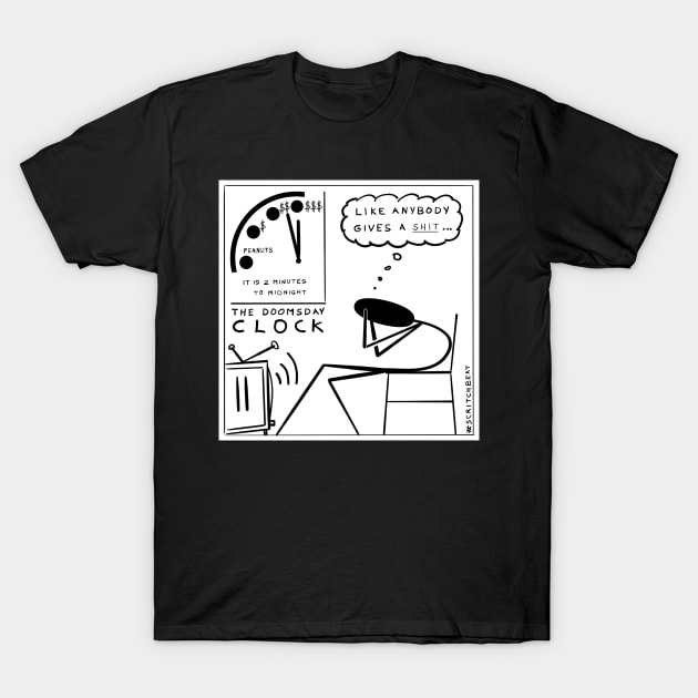 The Doomsday Clock T-Shirt by scritchbeat